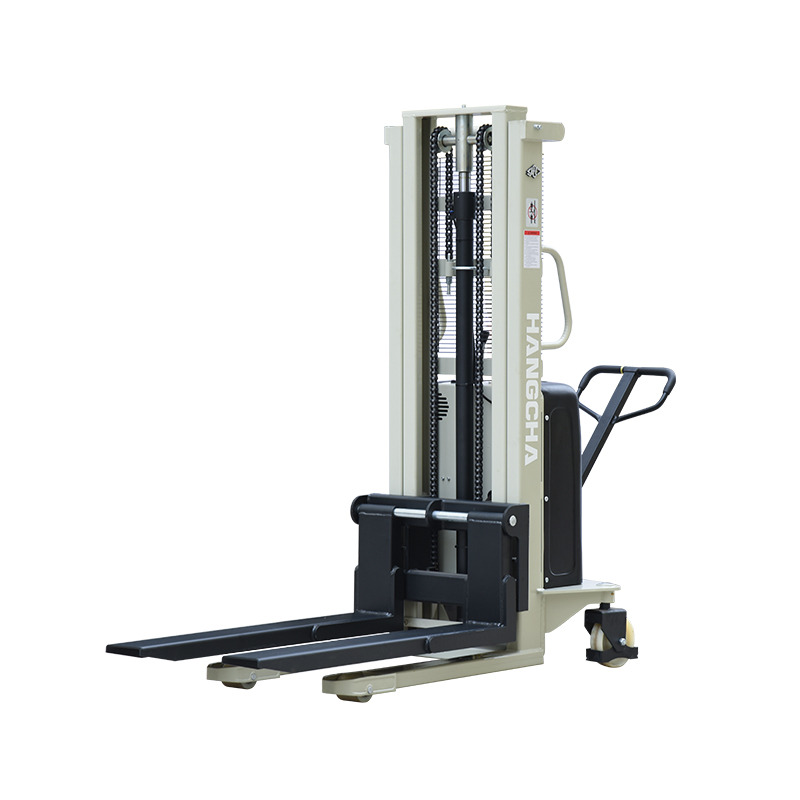 Hangcha Semi Electric Palet Stacker Stacker 1.6m